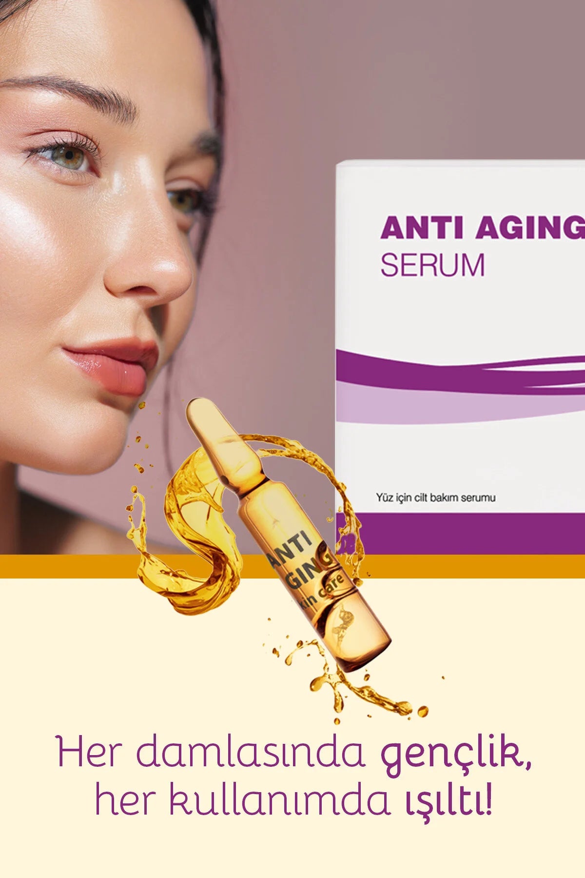 HHS Anti Aging Lifting Botox Serum - Intensieve Anti-Rimpel & Verstevigende Gezichtsserum - Met Hyaluronzuur / Collageen / Panthenol – 10 x 2 ml Ampullen