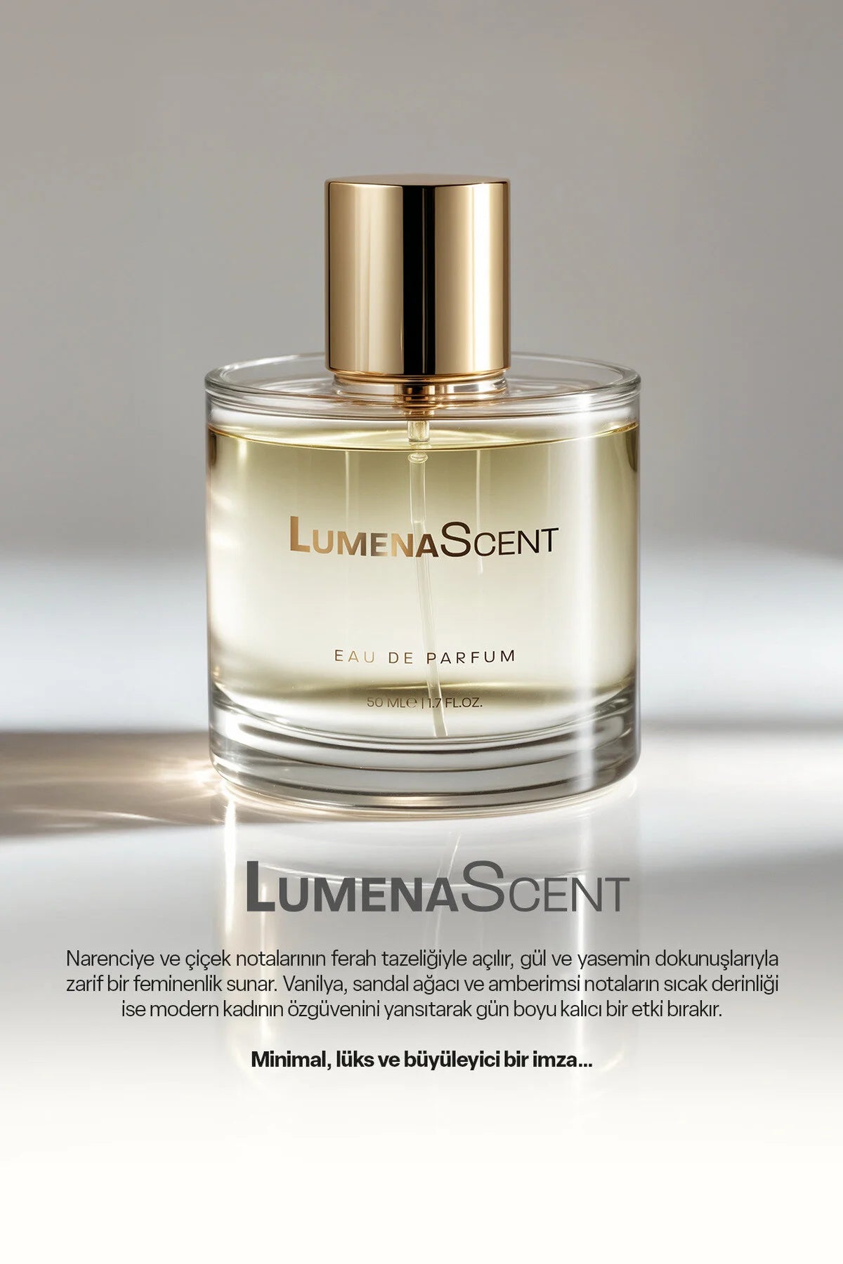 LumenaScent Eau de Parfum L101 - Damesparfum 50 ml - Langdurige Luxe Geur - Bloemig - Houtachtig - Poederig