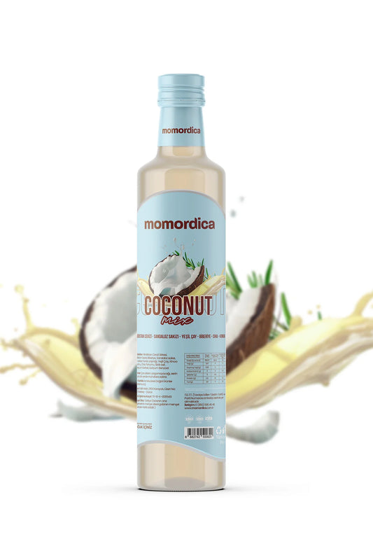 Momordica Coconut Mix - Verfrissende Kokosdrank met Groene Thee / Chia & Quinoa / Sandalozhars & L-Carnitine - 1 Fles van 250 ml
