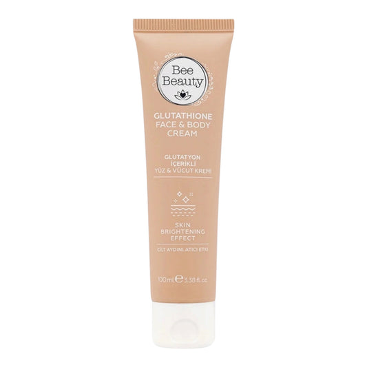 Bee Beauty Glutathione Face & Body Cream 100 ml | Verhelderende Gezichts- en Lichaamscrème met Glutathion & Arbutin