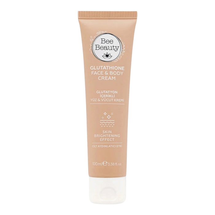 Bee Beauty Glutathione Face & Body Cream 100 ml | Verhelderende Gezichts- en Lichaamscrème met Glutathion & Arbutin