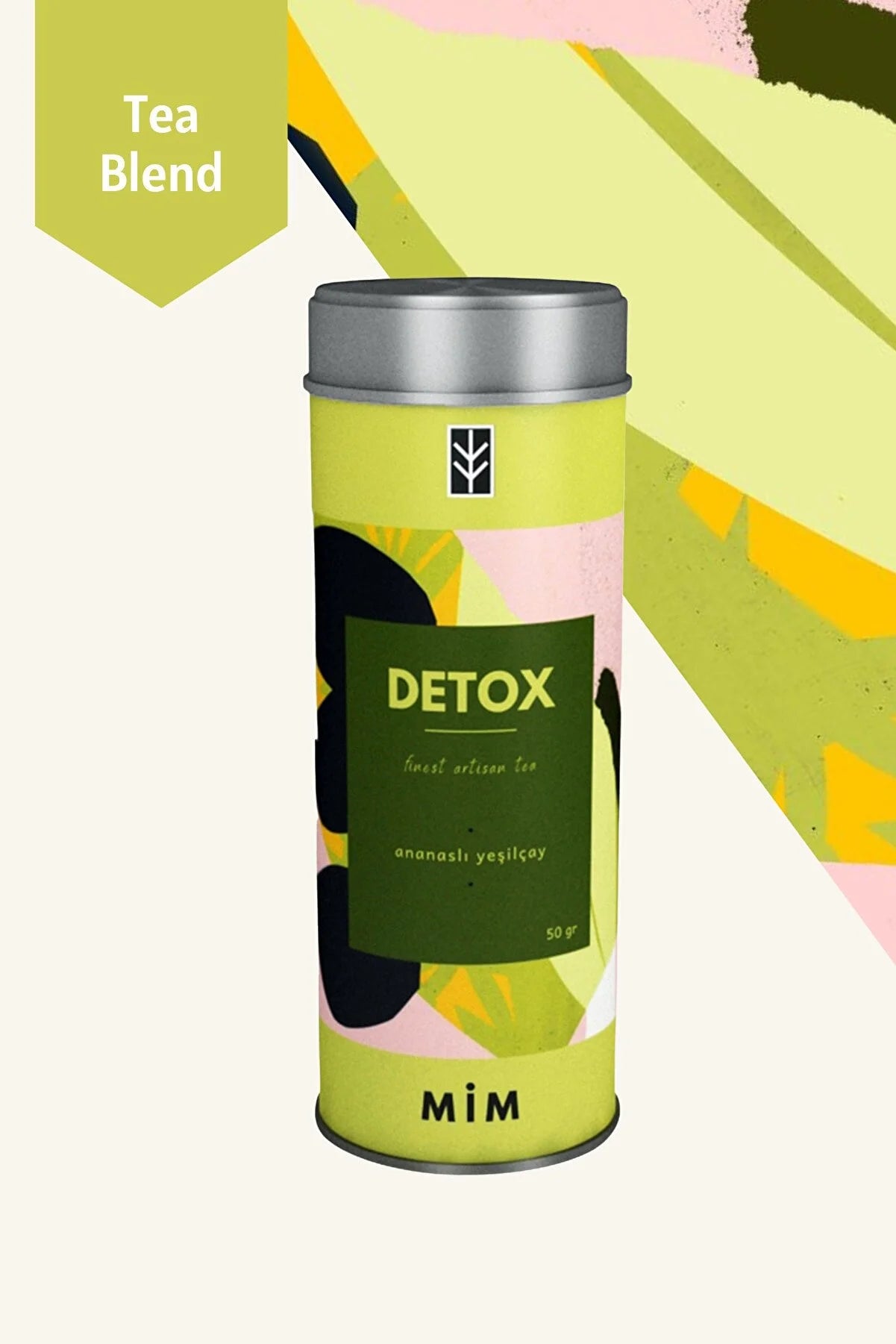 Mim and More Tea Detoks Zayıflama Çayı - Ananaslı Yeşil Çay Matcha 50 gr