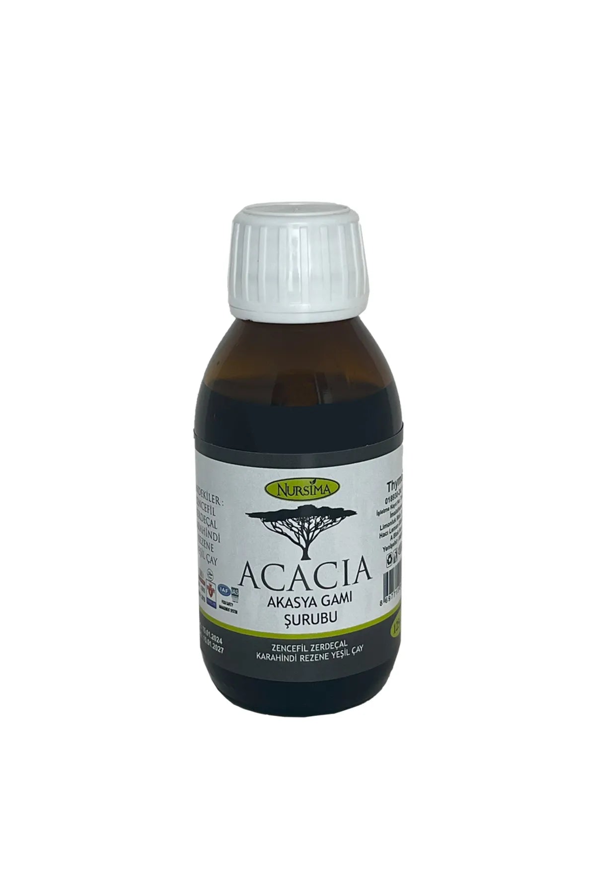 Nursima Acacia Akasya Gum Siroop 125 ml