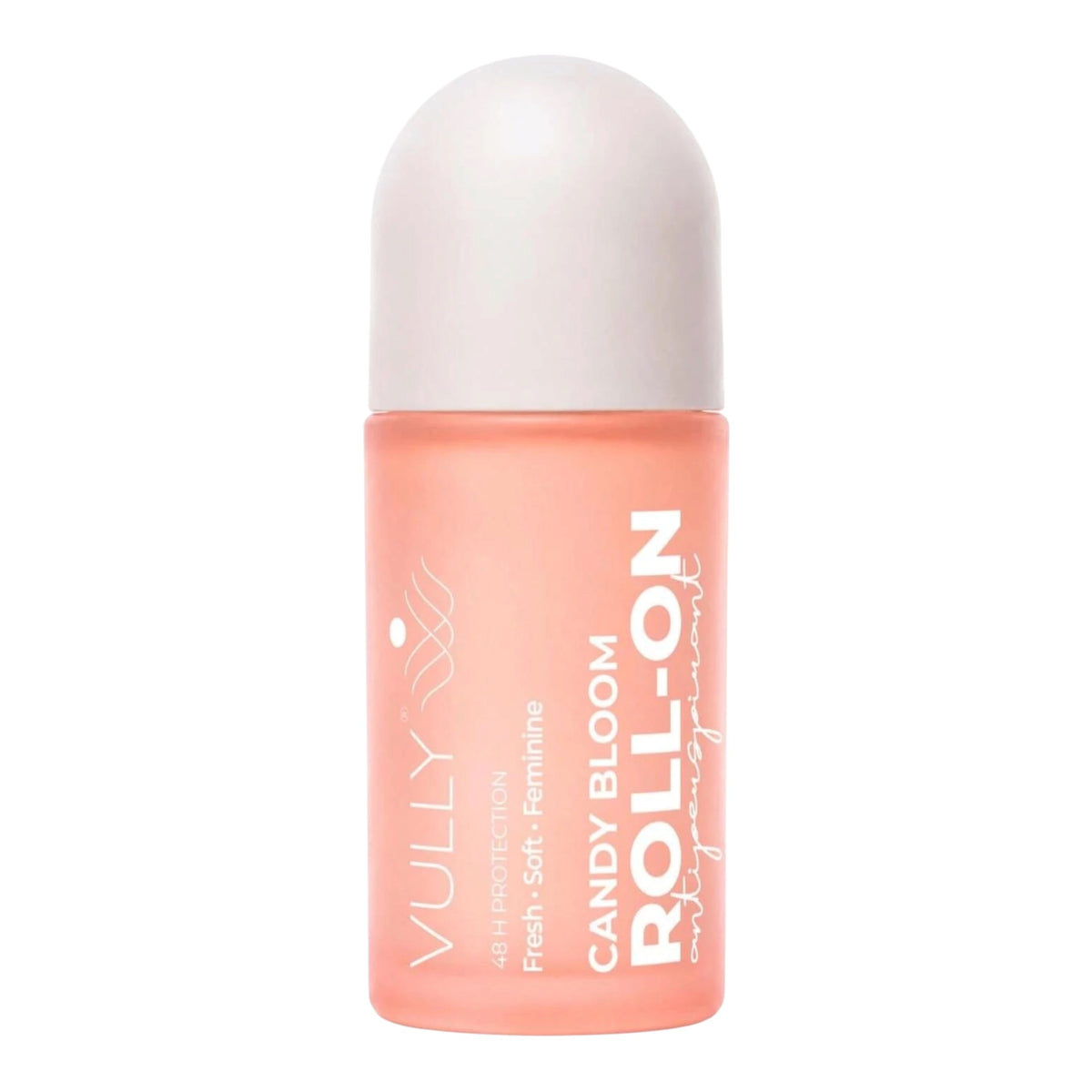Vully Candy Bloom Roll-On Antitranspirant – 48 Uur Bescherming – Deodorant met Alpha-Arbutin, Tranexaminezuur & Amandelzuur – 50 ml