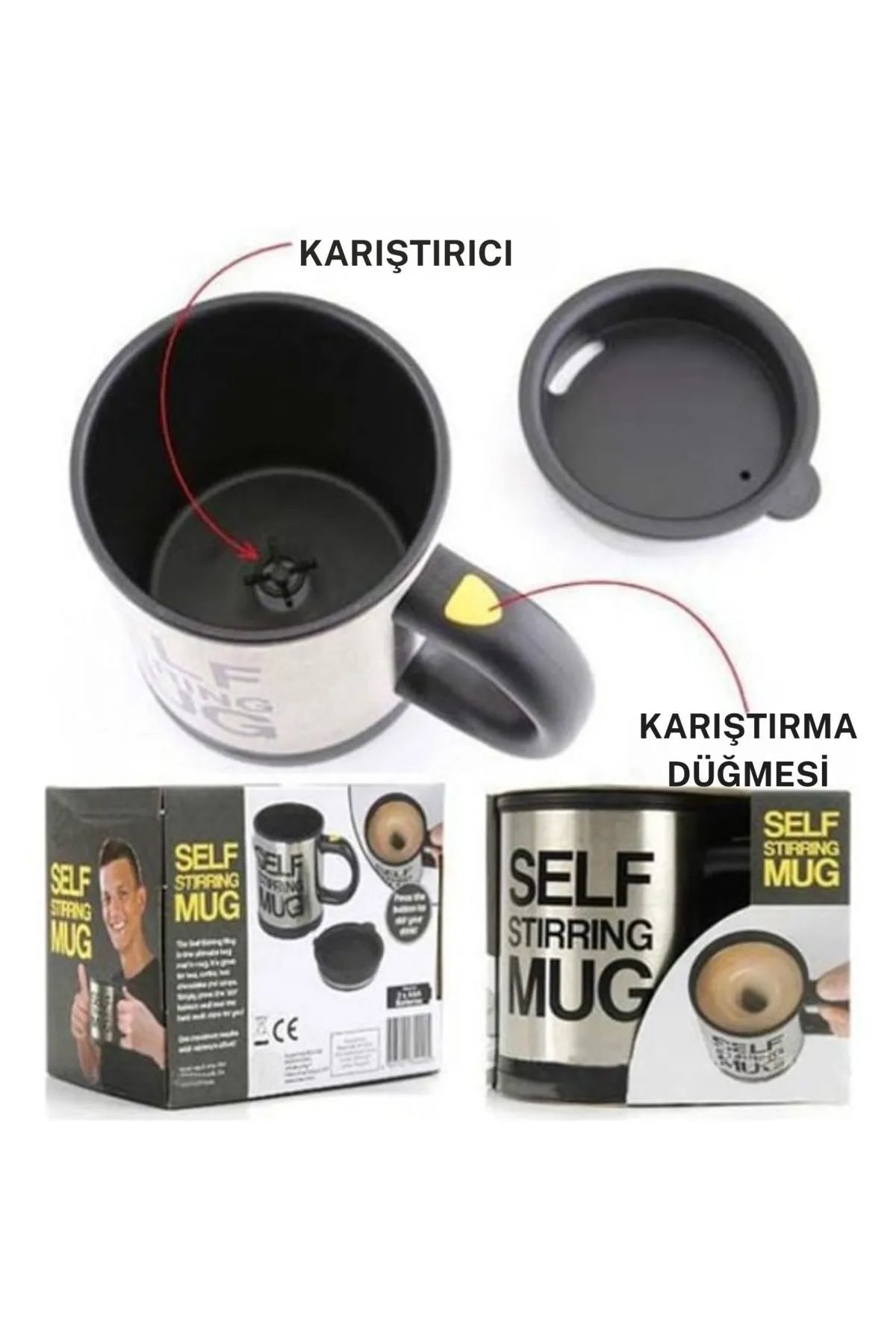 SELF STIRRING MUG